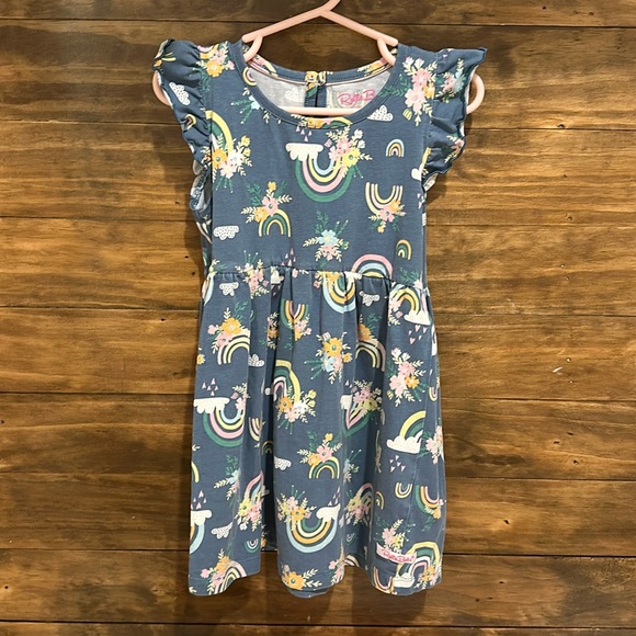Rufflebutts Rainbow Playdress - Picture 1 of 2